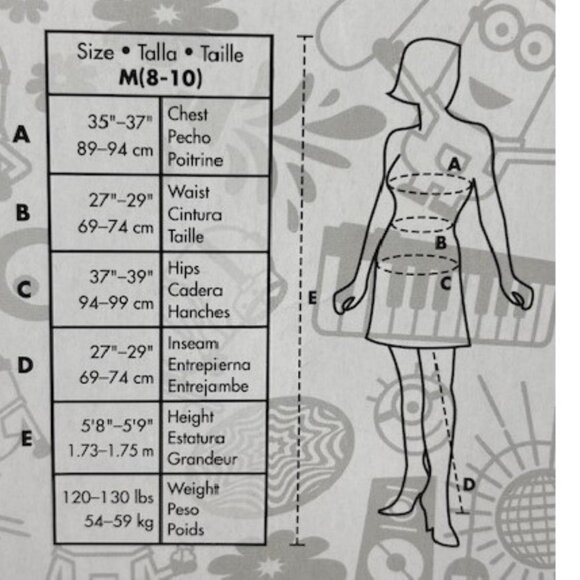 Power Rangers Yellow Halloween Costume 8/10 Jumpsuit Skin 1 Pc Party Womens - Picture 5 of 5